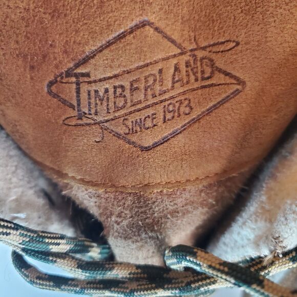 Timberland Knee High Sz 9 Earthkeepers Lace Up Lineman Boot Tall Nubuck Suede - Picture 8 of 13
